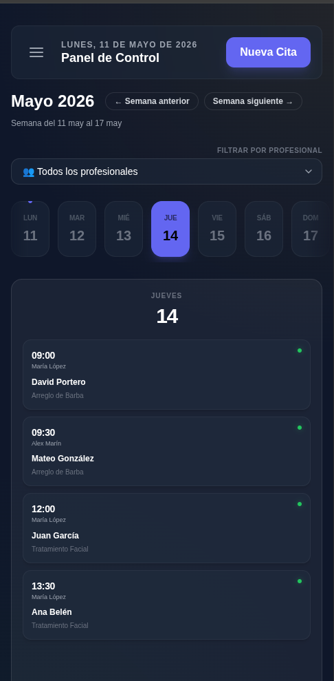 NovaCitas Mobile App